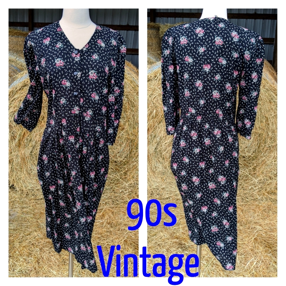 Vintage 90s dress - Picture 1 of 4